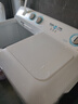 海尔（Haier）半自动双桶双缸洗衣机 12KG大容量  强力去污洗大件 一级能效家电国家补贴以旧换新 XPB120-81D2 实拍图