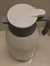 欣美雅保温壶家用保温水壶大容量学生宿舍用保温瓶茶瓶户外开水瓶热水瓶 白色 1L /1.3L/1.6L/ 2L （多款容量） 2000毫升【99%的人选择】 实拍图