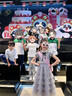 兜兜王国女童富家千金感裙子夏季2026新款小香风女孩公主裙大童蛋糕裙套装 套装【灰色短袖+蛋糕裙】 150 实拍图