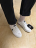 迪桑特（DESCENTE）【新色上市】男女CHRON TEMPO运动休闲薄底帆布鞋 D6232LSN25-女子-WT-白色 38 晒单实拍图