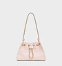 CHARLES&KEITH26夏季新品菱格链条单肩水桶包斜挎包生日礼物送女友CK2-10671894 SOFT PINK浅粉色 M 实拍图
