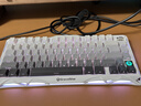 重力星球破茧75机械键盘电竞游戏无线有线蓝牙三模gasket客制化侧刻键盘 GS K1 渐变白 实拍图