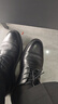 意尔康男鞋春秋通勤百搭商务正装皮鞋内增高小码皮鞋男 96169W黑色40 实拍图