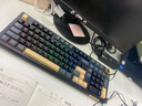 京东京造JZ990Pro三模无线蓝牙有线办公游戏键盘电竞PBT键帽RGB送男友独立数字区续航外设机械键盘鎏金黑 实拍图