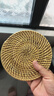 四万公里藤编隔热垫子家用防烫锅垫碗垫耐高温餐桌垫耐热盘子垫杯垫茶壶托 实拍图