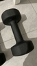 Keep哑铃男女健身家用彩色浸塑环保手铃亚铃肌肉训练墨灰色5kg*2 实拍图