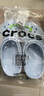 CROCS卡骆驰贝雅卡骆班洞洞鞋轻便耐磨拖鞋一脚蹬休闲鞋|205089 矿物蓝-4JQ 37 /38(230mm) 实拍图