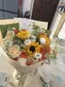 艾斯维娜鲜花速递向日葵混搭花束生日礼物全国同城配送 向日葵玫瑰混搭花束 实拍图