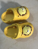 牧童儿童拖鞋夏男宝宝洞洞鞋软底女童卡通洗澡婴幼儿家居鞋奶狮黄170 实拍图