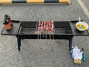 原始人烧烤架户外烧烤炉家用碳烤炉3-7人便携式木炭烧烤架子 升级加厚双翼【加粗不锈钢烤网】5件套+3斤炭 实拍图