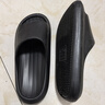 朴西新款EVA踩屎感厚底拖鞋女士居家室内情侣拖鞋男 黑色 42-43 实拍图