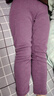 铜牛奥利绒贴护女热裤秋冬新款里层摇粒绒女长裤秋裤厚VK228 罗兰紫 L (170/95) 实拍图