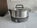 美的（Midea）0涂层电火锅电煮锅不锈钢火锅专用锅分体可拆全钢速沸电火锅电热锅多功能锅6.5L多用途锅HGS30G1 实拍图