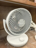 夏普小风铃空气循环扇电风扇家用小型桌面台式宿舍卧室办公室静轻音抑菌扇叶摇头台扇PJ-CA230B-A 实拍图
