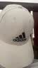 adidas经典舒适运动遮阳棒球帽子男女阿迪达斯官方 白/黑色   OSFM(男子) 实拍图
