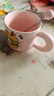 可爱fufu生日蛋糕马克杯带盖勺陶瓷杯送女生高颜值有意义生日礼物 汉堡生日蛋糕杯+勺1个350ml 实拍图