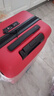 不莱玫行李箱女登机箱拉杆箱男结婚箱密码箱大容量旅行箱子20英寸 红色 实拍图