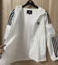 adidas经典三条纹运动连帽夹克外套男女春季阿迪达斯三叶草   亮白   M 实拍图