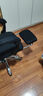 百魅（BAIMEI） 电脑椅子家用办公椅子 靠背椅游戏椅可躺电竞椅书房休闲转椅 黑色-有隔脚 钢制脚 实拍图