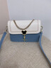 范西帕奢侈包包女包单肩包女士手提斜挎包生日520情人节礼物送女友老婆 蓝拼白-礼盒装-就近发/当次日达 高端时尚轻奢大牌2026年新款品牌女生包母亲节送妈妈 实拍图