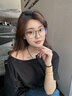 LOHO超轻钛架显白冷茶色眼镜近视女防蓝光高级感素颜眼睛镜框可配度数 实拍图