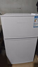 新飞（Frestec）小冰箱 冰箱小型双开门 迷你双门家用宿舍租房冷藏冷冻电冰箱节能省电 48L白【一级能效+租房神器】 实拍图
