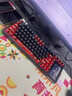 狼蛛（AULA）L99智能屏机械键盘84键大屏幕蓝牙无线三模客制化智慧屏电脑电竞游戏笔记本办公键盘 L99破晓红-焦糖拿铁轴8000mAh【智慧屏】 实拍图