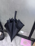 美度（MAYDU）防暴雨伞长柄直杆伞高尔夫晴雨伞抗风户外雨伞 M1123黑色 实拍图