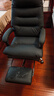 顾全老板椅可躺办公椅家用工学椅午休转椅电脑椅子C533黑皮 实拍图
