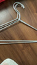 MUJI 铝制 晾衣用衣架 晾衣架挂衣收纳晾衣撑子 MAF76A0A 约长42cm 3个装 实拍图