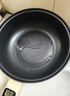 牧利派电炒锅炒菜电煮锅电火锅多功能家用电热锅多用途锅不粘锅一锅多用蒸煮煎炒一体锅小家电料理锅插电 雅黑色-电炒锅不粘锅 带木铲【配加长电线】 特厚款3.5升 机械款-无蒸笼 1-3人 实拍图