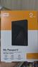 西部数据（WD）移动硬盘2TB USB3.0 My Passport随行版2.5英寸 黑 机械硬盘 笔记本电脑外接 大容量加密 家庭存储 实拍图