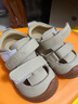 小羊沃利woollykids小羊沃利澳洲真皮男女童包头学步鞋防滑魔术贴宝宝凉鞋 燕麦色 19 码 内长13.0cm适合脚长12.1-12.5cm 实拍图