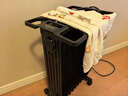 海尔（Haier）【石墨烯速热】11片电热油汀取暖器 家用电暖器加湿电暖气片全屋升温移动烘衣防烫烤火炉 HNY-1101 实拍图