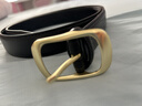 卡帝乐鳄鱼女士皮带韩版装饰休闲牛皮腰带简约百搭针扣裤带女友礼物 实拍图