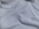 浪莎粗螺纹背心男纯棉修身夏季薄款跨栏打底汗衫运动紧身健身2026新款 ·【1灰1白】· 纯棉粗螺纹 XL /175：修身版型建议选大一码 实拍图