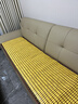 李记花果山沙发垫夏季凉垫麻将凉席沙发坐垫麻将块凉席竹席防滑垫贵妃可定制 窄边糯米色【双牛筋+防滑底】 45cm*45cm 坐垫 实拍图