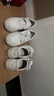 百丽（Belle）张月同款步步糕厚底小白鞋女新款增高休闲板鞋E7J1DAM6 米白色（6CM跟高）【张月/沈月同款】 39 (245mm) 实拍图