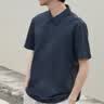 KOLON SPORT/可隆SECO POLO衫  男士户外抗菌防晒UPF50+吸湿速干T恤 LHPT6MTT23-NV 藏蓝 2XL 185/104A 实拍图