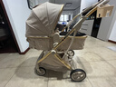 可美嘉婴儿推车可坐可躺轻便折叠新生儿双向婴儿车高景观宝宝手推车 香槟金Pro Max+(全罩+轻便护脊) 实拍图