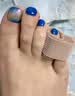 Olera日本脚趾弯曲矫正器大拇指外翻爪状锤状趾重叠固定手指骨折矫正带 实拍图