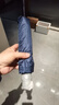 【已售100万】手动UV折叠黑胶防晒防紫外线遮阳晴雨两用伞 【自动款8骨】藏青UV 实拍图
