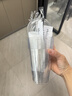 拜杰奶茶杯一次性杯子饮品杯食品级咖啡杯带盖带吸管+贴纸 500ML*10套 实拍图