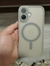 KEKLLE【肤感磁吸】适用iPhone17手机壳 苹果17保护套 磁吸磨砂防摔抗指纹镜头全包软边保护套 钛灰色 实拍图