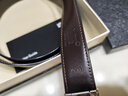 万宝龙MONTBLANC 椭圆针扣黑棕双面腰带皮带3cm 38157/128135礼物 实拍图