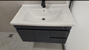 恋派浴室柜 陶瓷一体盆卫生间洗脸盆柜组合悬挂式洗漱台智能洗手盆柜 智能全境】珠光灰+陶瓷盆 80cm 实拍图