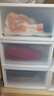爱丽思（IRIS）【买3免1】爱丽思收纳箱整理箱塑料抽屉式收纳箱储物箱衣服收纳盒 47L BC-500 白色 实拍图