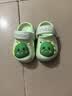牧童儿童拖鞋夏男宝宝洞洞鞋软底女童卡通洗澡婴幼儿家居鞋奶龙绿130 实拍图