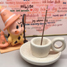 AMOR HOUR陶瓷线香香插蜡烛装饰烛台底座家居香托家用陶瓷摆件民宿拍摄道具 实拍图