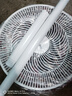 美的（Midea）【品质推荐】七叶轻音柔风电风扇/家用省电落地扇/台式电扇/广角摇头节能宿舍小型风扇 SAE35CA 实拍图